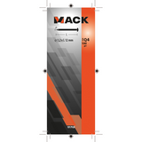 Mack 1017926 - nagel bolle kop messing 100 gr1,2 x 12 mm | 5 stuks