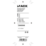 Mack 1017941 - stalen ribnagel vk st.gehard + verz 45st 2,7 x 60 mm | 10 stuks