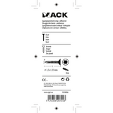 Mack 1018006 - spaanplschr.vzkop-zelfb. geelverz. 65 st 3,5 x 35 mm | 5 stuks