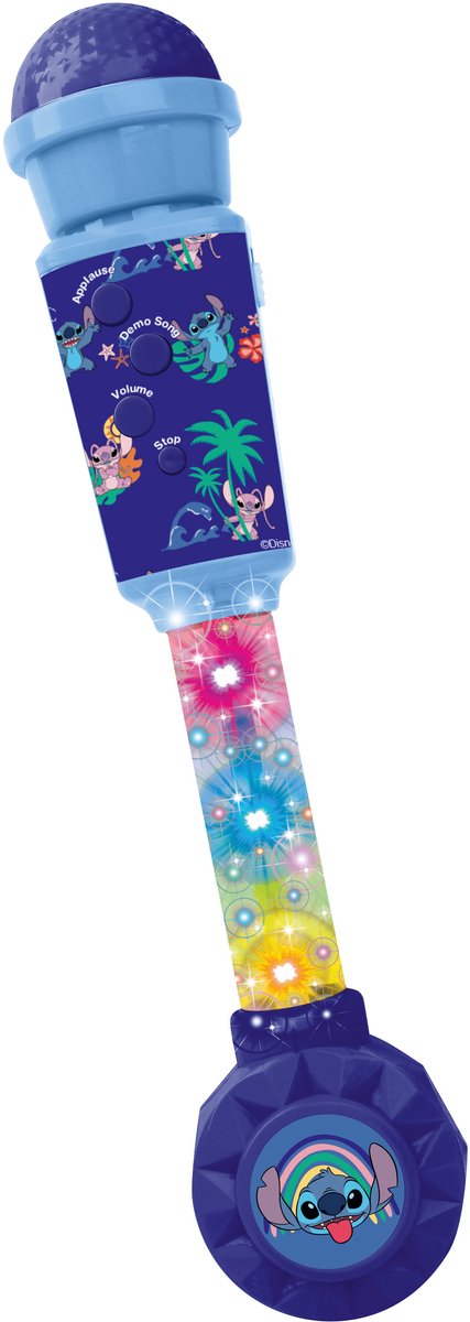 Lexibook stitch verlichtingsmicrofoon met luidspreker (aux-in), melodieën en geluidseffecten