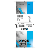 Mack 1018102 - kachelbout + moer staal verzinkt 30 st m6 x 40 mm | 5 stuks