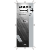 Mack 1019988 - spaanplaatschroef vz kop rvs 60 st 4,0 x 30 mm | 5 stuks