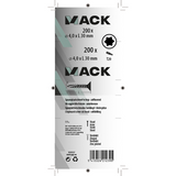 Mack 1020137 - spaanplaatschroef vz kp-zelfb.gvz 200st 4,0 x 30 mm | 5 stuks