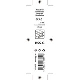 Mack 1018400 - metaalboor hss g din 338 ø 3,0 x 61 mm 2st | 5 stuks