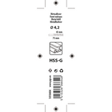 Mack 1018404 - metaalboor hss g din 338 ø 4,2 x 75 mm | 5 stuks