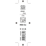 Mack 1018424 - metaalboor hss co5% din 338 ø 4,0 x 75 mm | 5 stuks