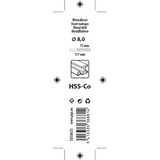 Mack 1018431 - metaalboor hss co5% din 338 ø 8,0 x 117 mm | 5 stuks