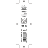 Mack 1018434 - metaalboor hss co5% din 338 ø 10,0 x 133 mm | 5 stuks