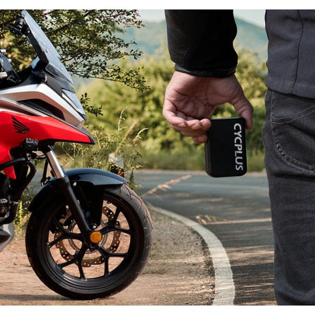 Cycplus elektrische accupomp as2 pro max - zwart