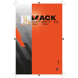 Mack 1048774 - versterkte vilt + schroef bruin ø 70 mm 4 st pcs | 6 stuks