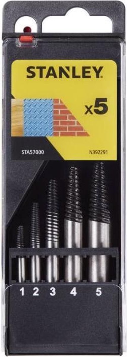 Stanley - schroefuitdraaiset - 1 - 5mm
