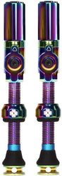Muc-off tubeless ventiel big bore hybrid large iridescent auto schräder ventiel 45mm - 545288