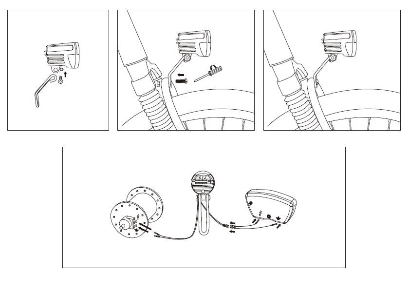 Koplamp Dynamo Sensor 30 Lux