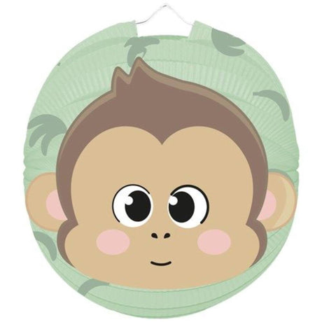 Haza ballonlampion aap ø23cm groen