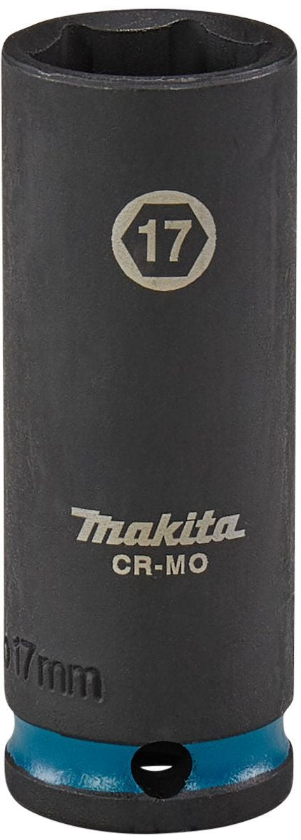 Makita e-16346 impact black krachtdop 3 8 lang | 17 mm
