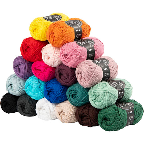 Creativ company https: www.cchobby.nl katoengaren-afm-8-4-l-170-m-inhoud-kan-varieren-diverse-kleuren-20x50-gr-1-doos