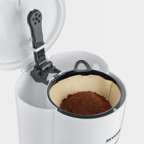 Severin koffiezetapparaat 10-kops 900w wit