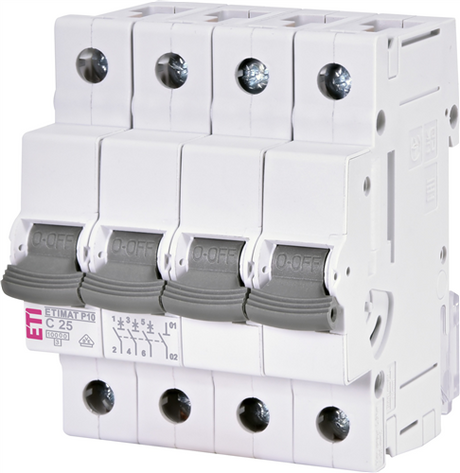 Eti installatie automaat c32 10ka 3p+n