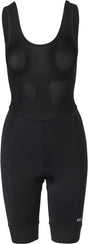 Agu essential - bibshort - fietsbroek - wielrenbroek - dames - zwart - xl - comfort mesh bretels - elastische manchetten - reflecterende details