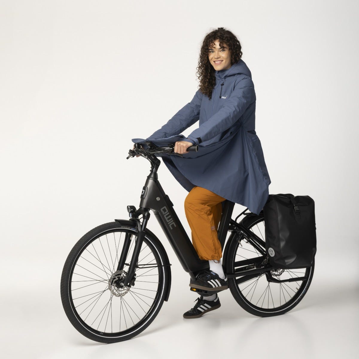 Seq ii winter regenjas dames deim blue