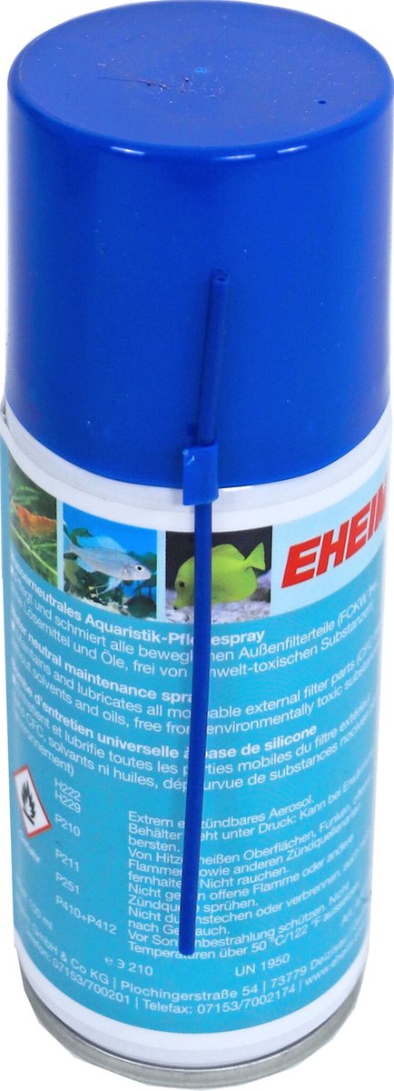 Eheim siliconen spray voor aquariumonderdelen 150 ml smeermiddel voor kleppen en afdichtingen