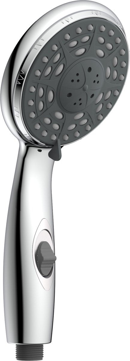 Bouwkern schütte aqua2save handdouche - douchekop ø 10 cm - 3 standen - waterstop - chroom