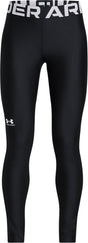 Under armour hg legging unisex sportlegging - zwart - wit