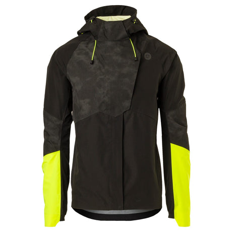 Puch tech regenjas commuter heren hi-vis reflectie hi vis zwart