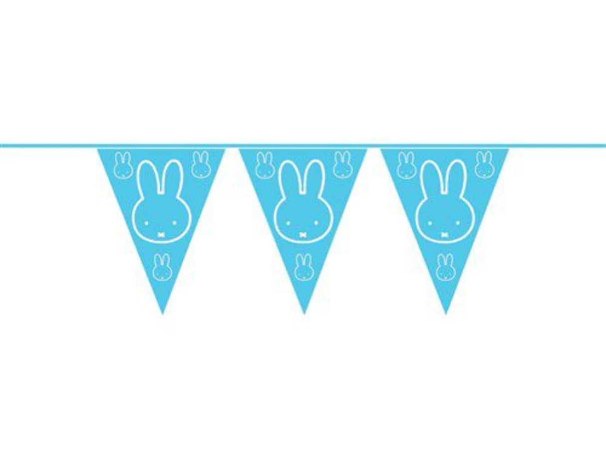 Haza vlaggenlijn pe nijntje baby blauw 10m