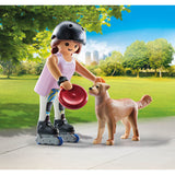 Playmobil my life schaatser met retriever - 71739