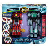 Hasbro transformers earthspark cyber combiner terran twitch robby malto - actiefiguur