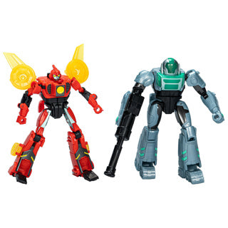 Hasbro transformers earthspark cyber combiner terran twitch robby malto - actiefiguur