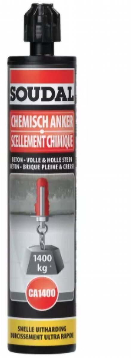 Soudal chemisch anker ca1400 - 280ml