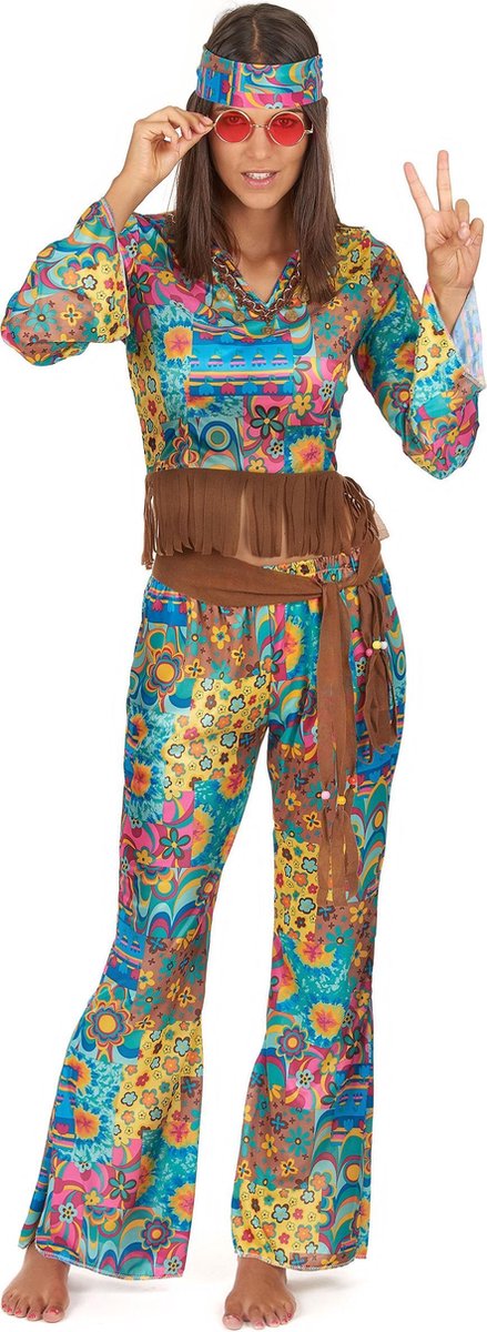 Smiffys dressing up costumes | costumes - 60s groovy - hippy flower power costume m