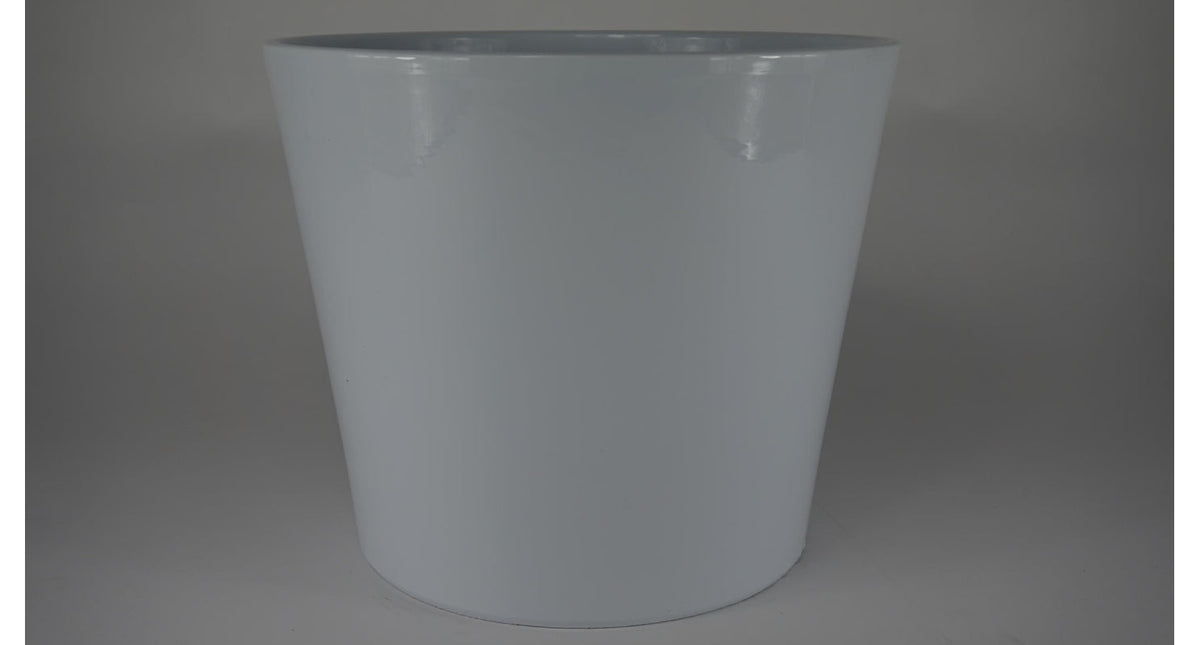 Konische pot glanswit 28 cm serie 440
