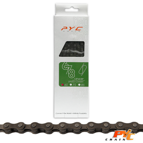 PYC Fietsketting 6V 116s 1 2x3 32 Shimano