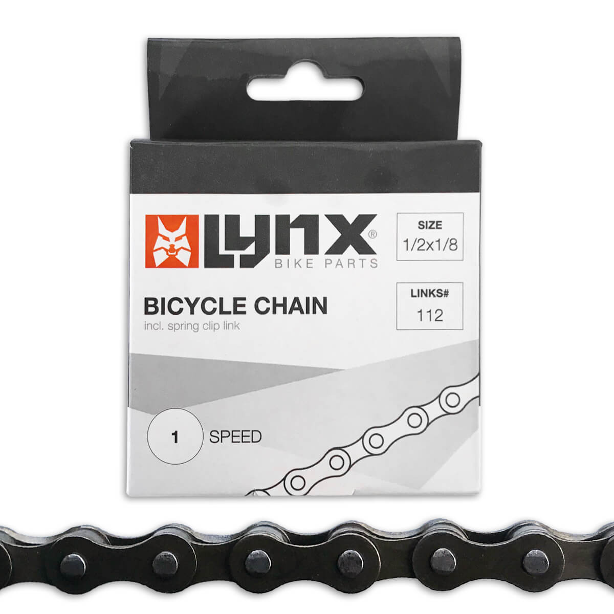 Lynx Velo CHAIN ​​- Standard Halskette, 112 Linken, 1 2 x 1 8, gro