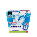Bison vochtvreter® original, luchtontvochtiger, bestrijdt vocht en schimmel in woonruimtes, uniek luchtcirculatiesysteem, 450 g, wit, ook geschikt voor caravans en campers