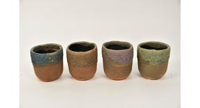 Planter ceramic ø8x8.5cm 1pc mixed