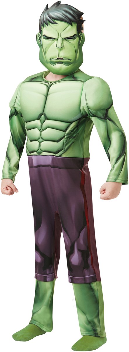 Rubies luxe hulk™ animatieserie kostuum voor jongens - verkleedkleding - carnavalskleding s