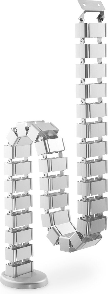 Digitus da-90506 kabelslang abs kunststof, metaal zilver flexibel (l x b x h) 130 x 6.7 x 3.5 cm 1 stuk(s)