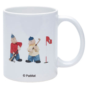 Buurman buurman mok op de golfbaan