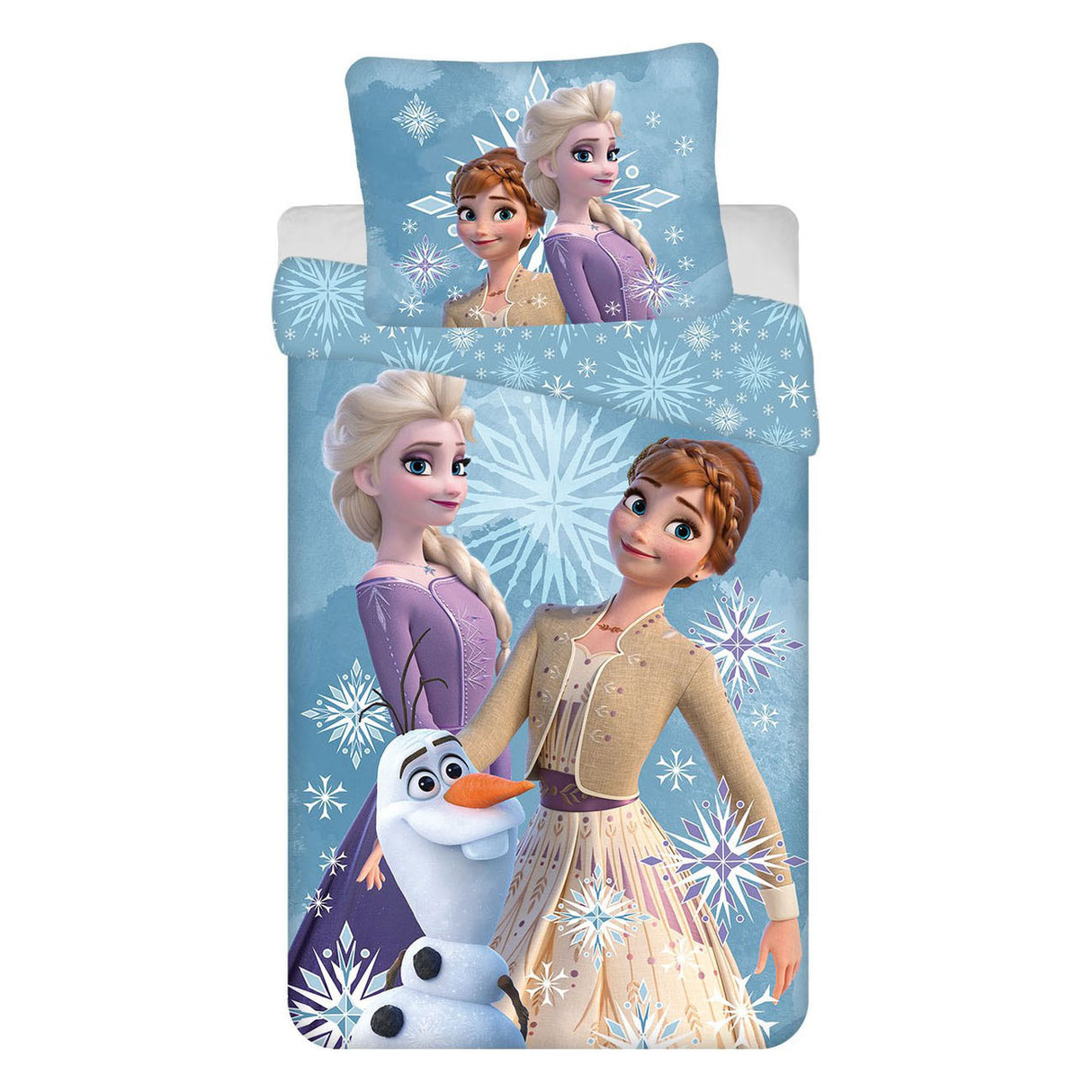 Disney Couvrette Frozen White Snowflake, 140x200cm