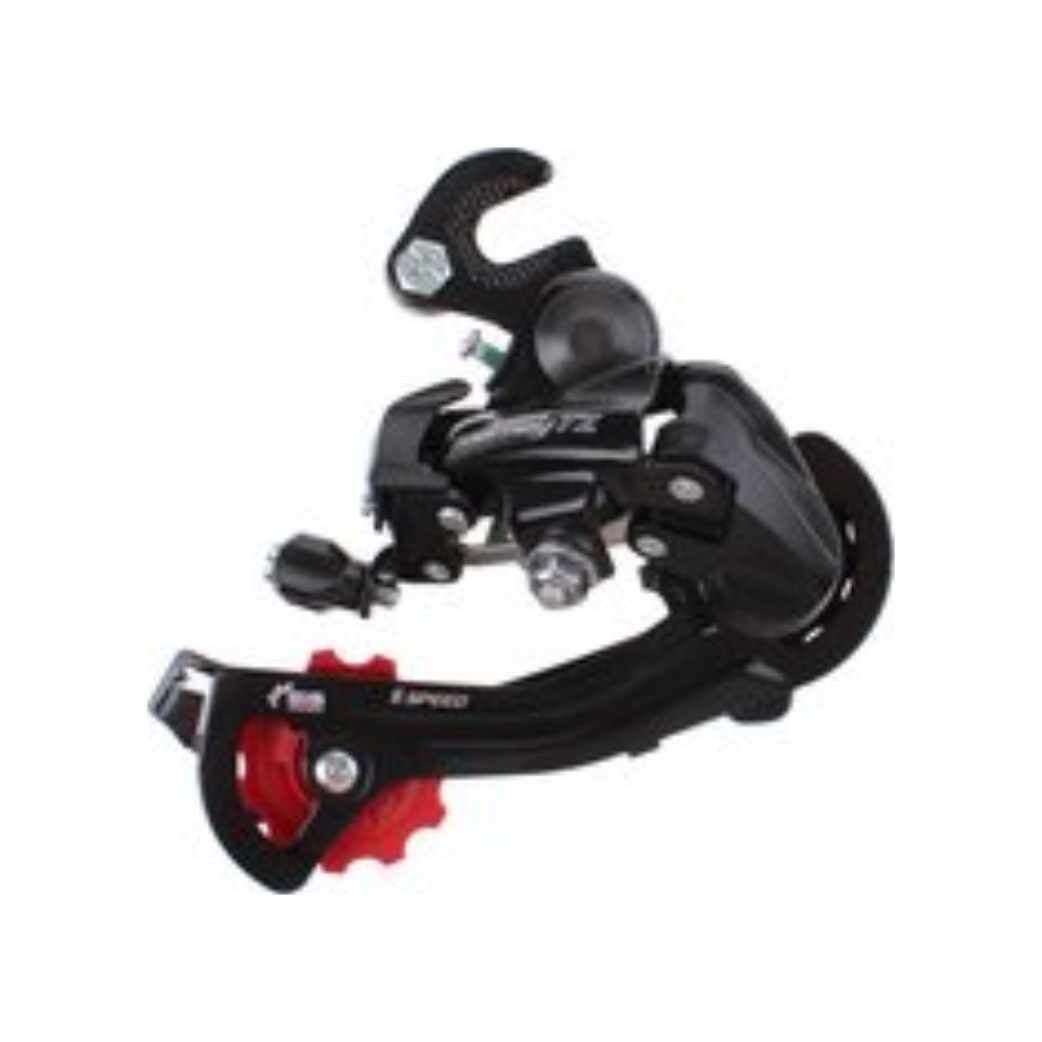 Shimano Tourney RD TZ500 GS Achter derailleur, 6-speed with hook.