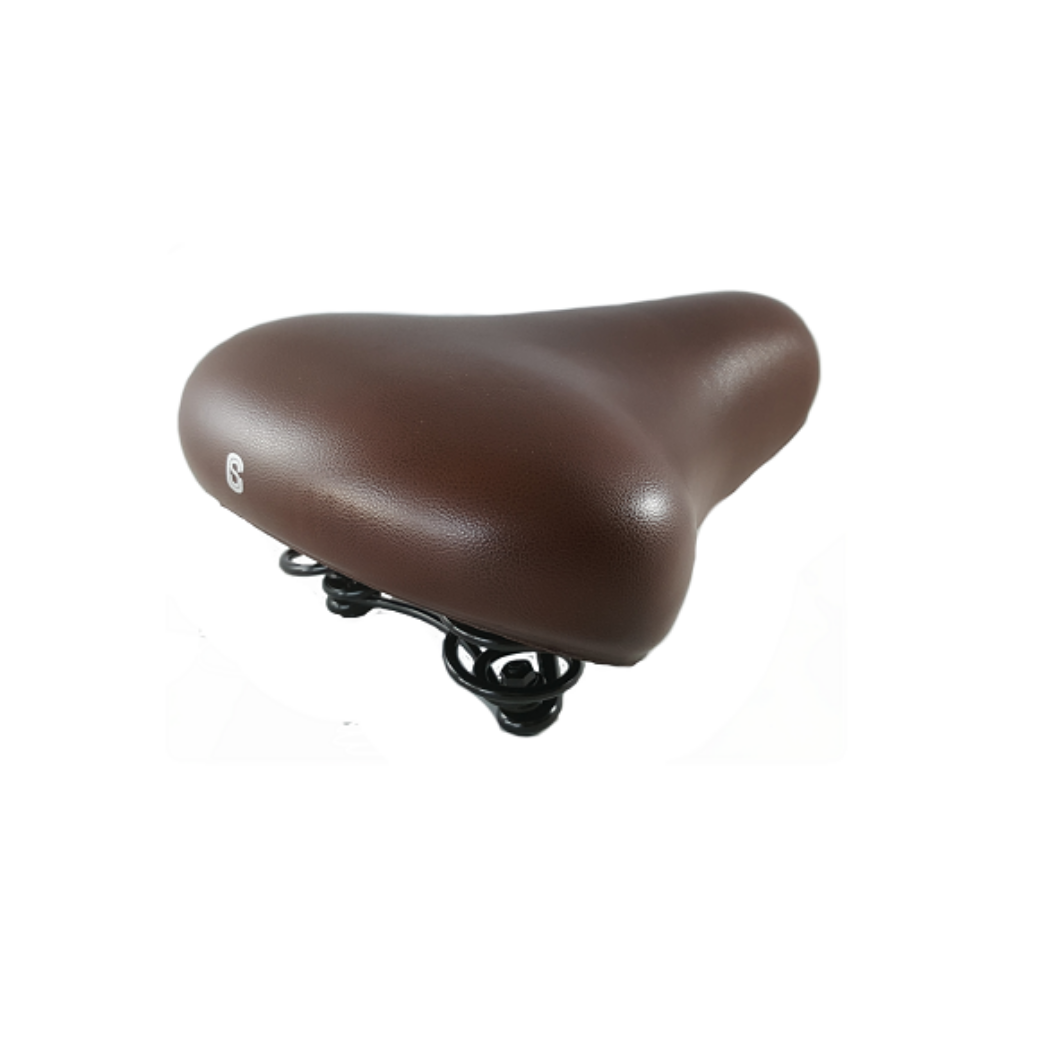 Selle Comfort Comfort Saddle City Foam Budżet ciemnobrązowy, w tym Strop (pakiet warsztatowy)