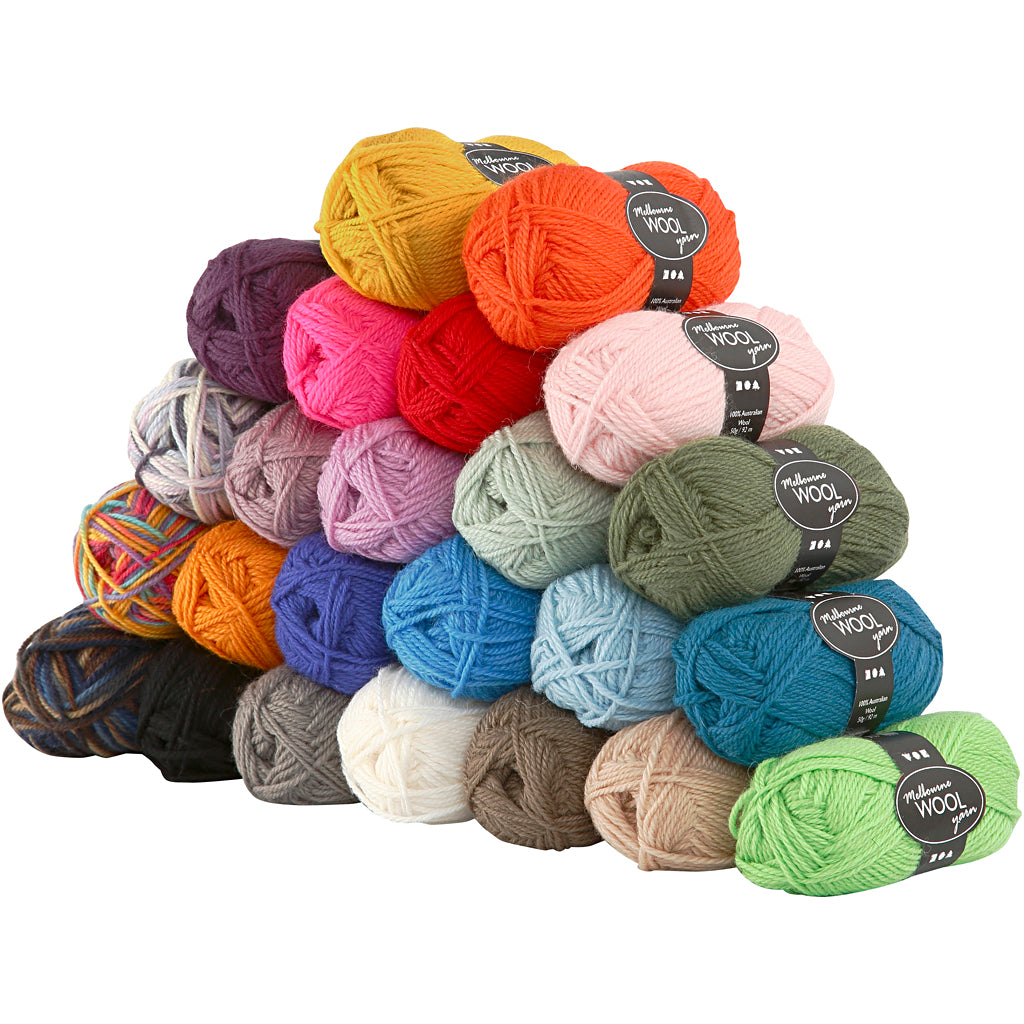Creativ company http: www.cchobby.nl melbourne-wolgaren-l-92-m-24x50-gr-1-doos