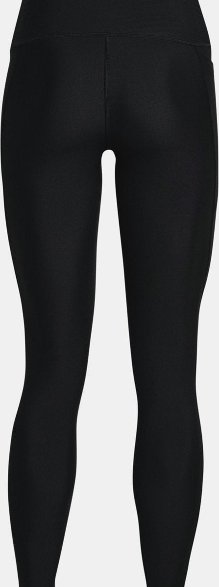 Under armour tech hirise legging-blk dames sportbroek - zwart - wit m