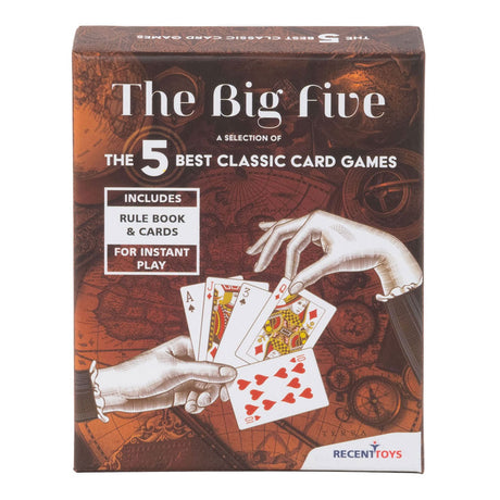 Recent toys the big five kaartspel