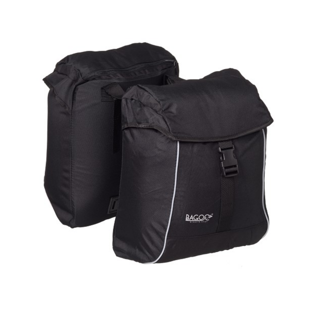 Bagoo Lightweight Double Bicycle Sac Black Content 17L