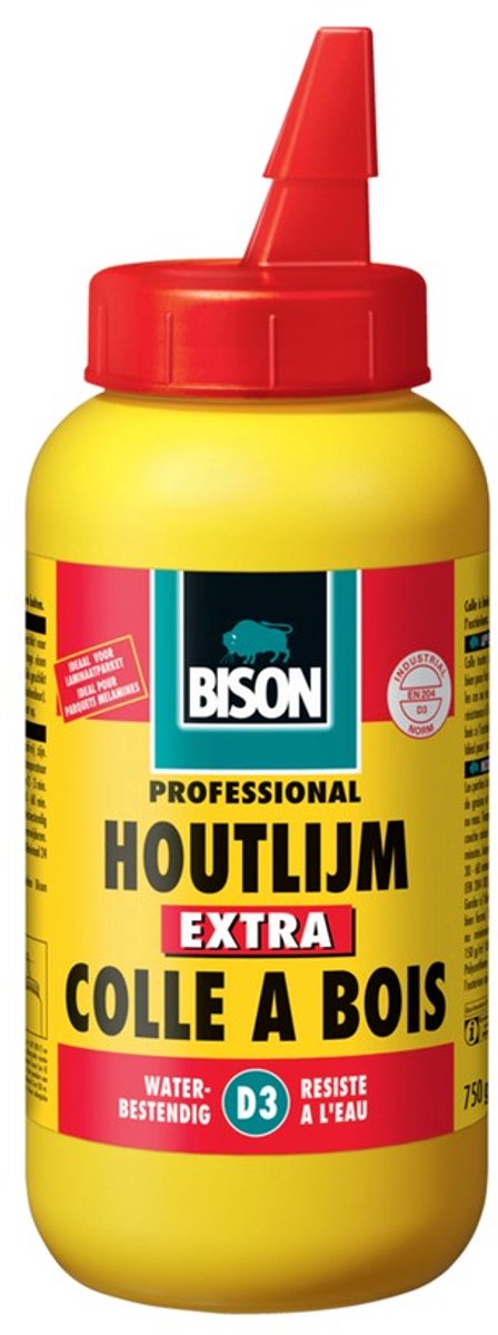 Bison houtlijm d3 extra 750 gram